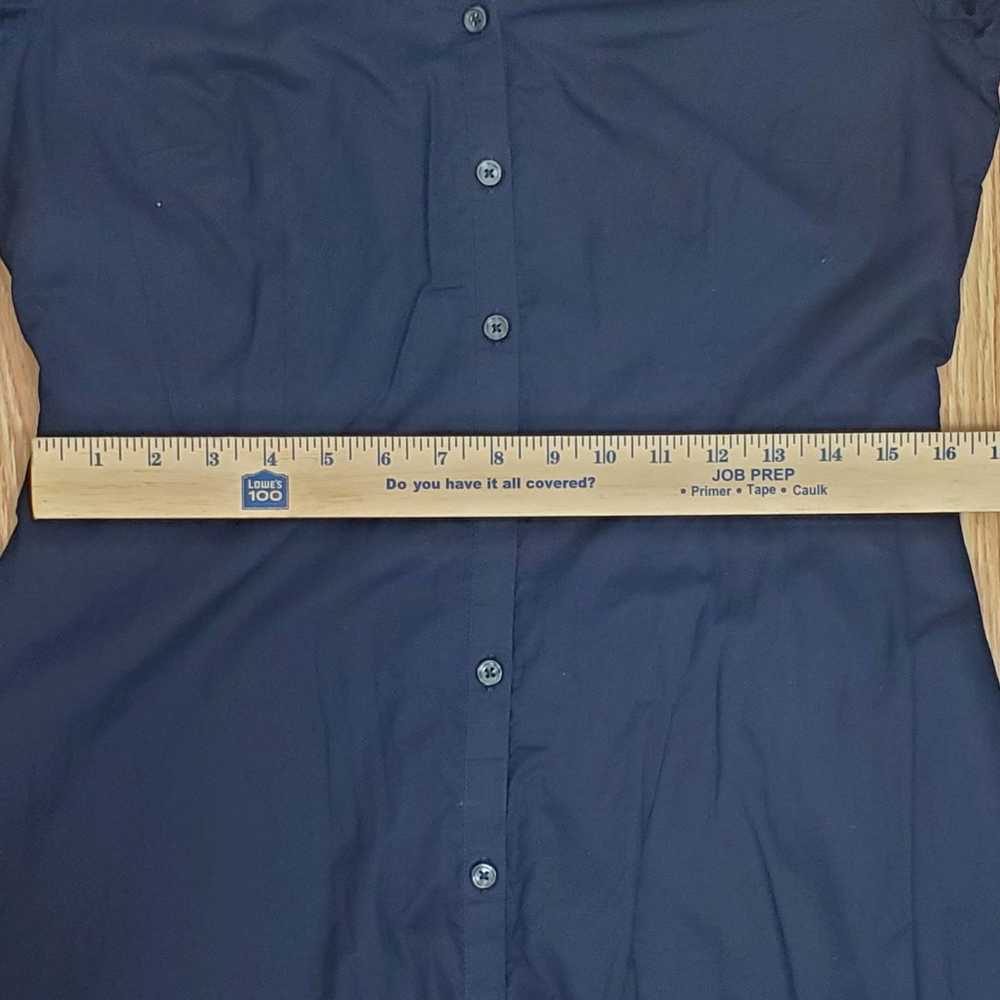 Talbots size 6 button front 3/4 sleeve midi shirt… - image 10