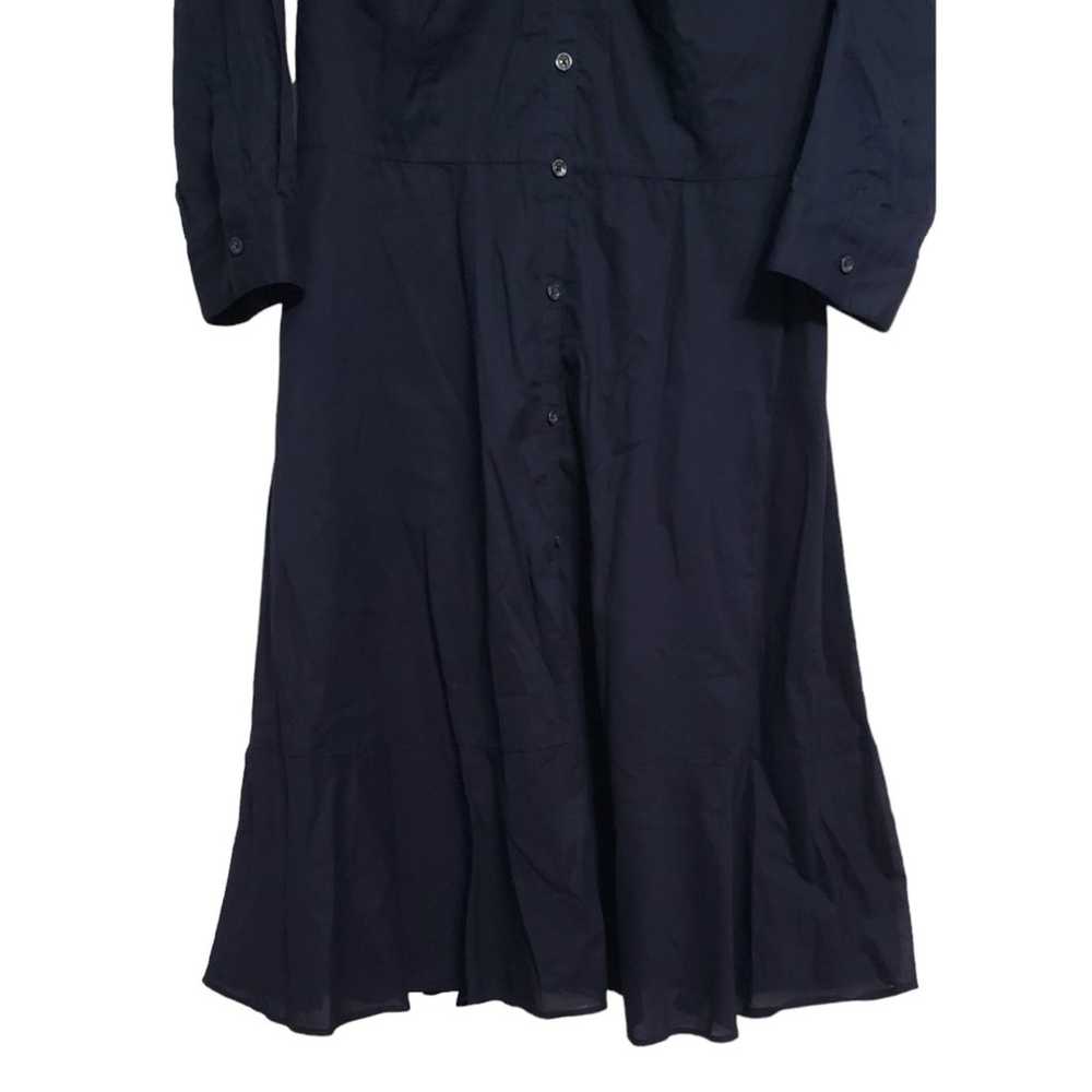 Talbots size 6 button front 3/4 sleeve midi shirt… - image 3