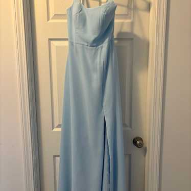 Azazie Sky Blue Bridesmaid Dress - image 1