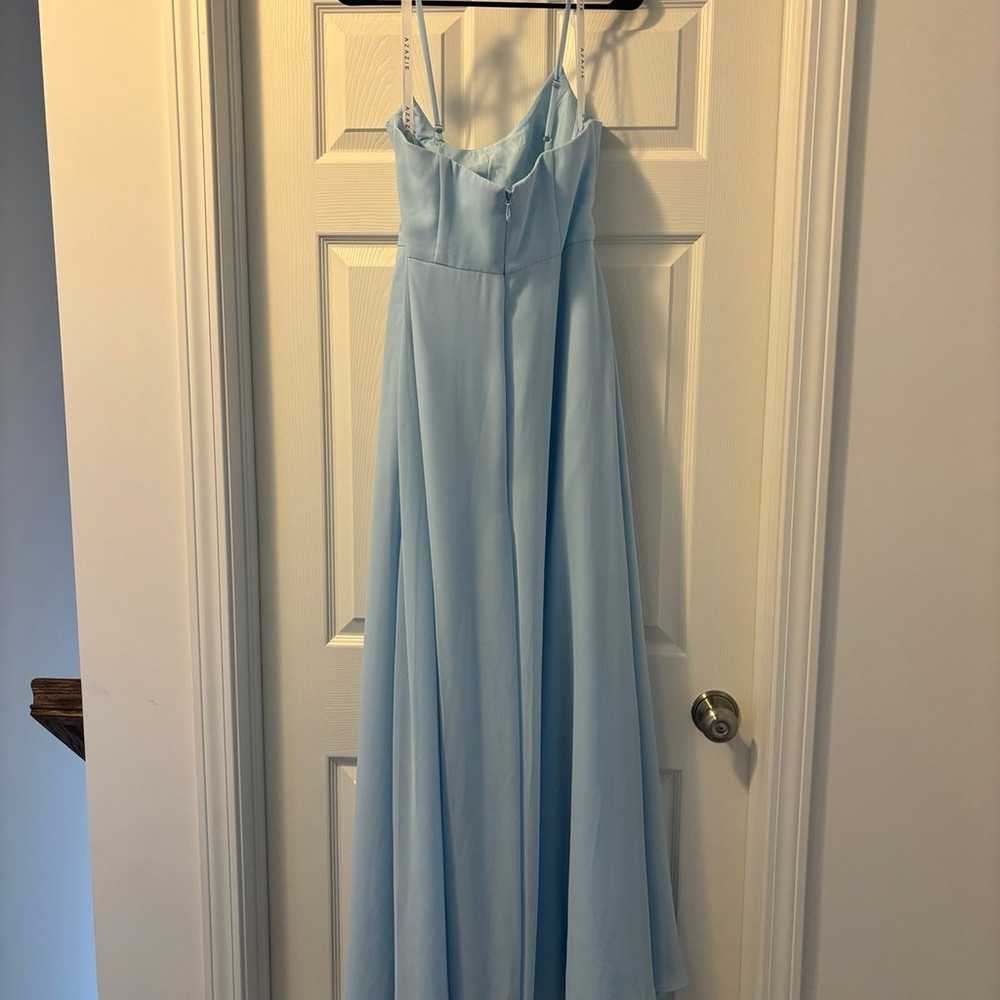 Azazie Sky Blue Bridesmaid Dress - image 2