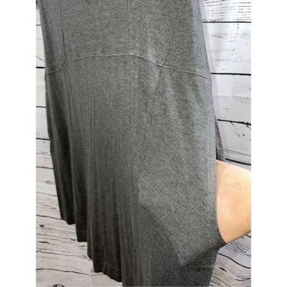 Soft Surroundings Gray Knit Midi Dress Size Large - image 4