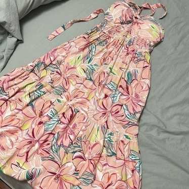 Jessica Simpson Maxi halter floral dress