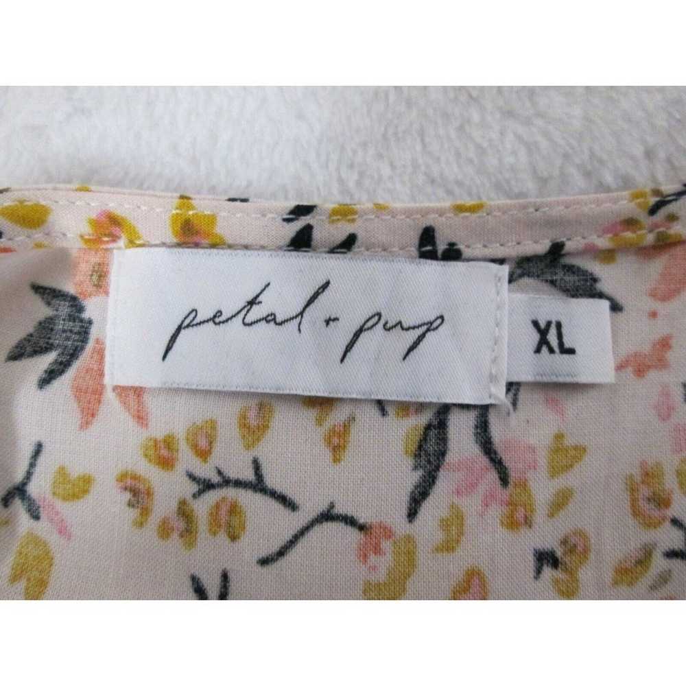 Petal & Pup Pink Floral Maxi Dress XL Empire Wais… - image 5