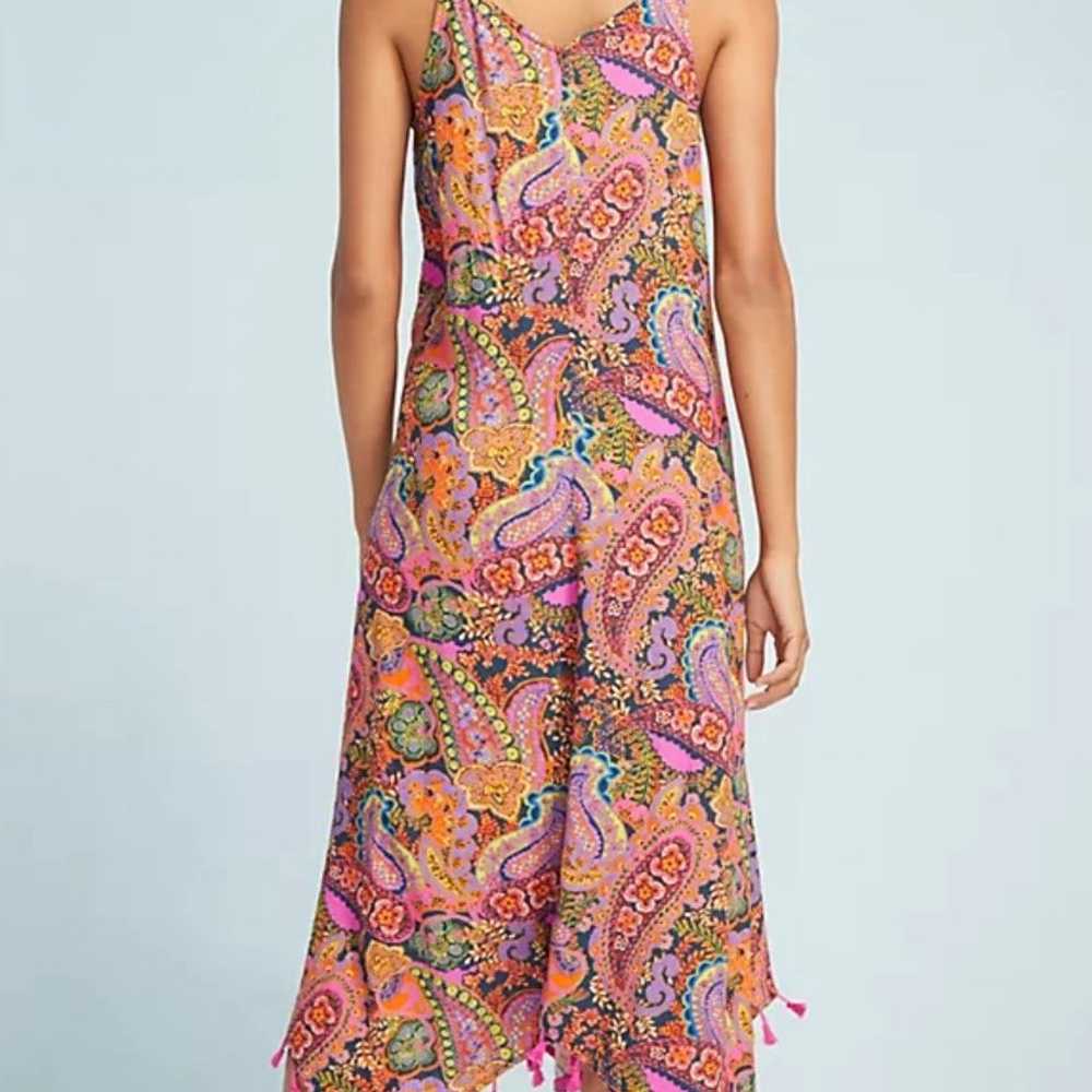 Paisley Tasseled Cover-Up Dress size S - image 2