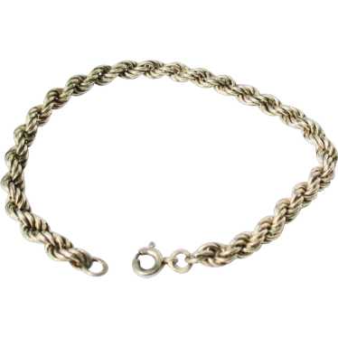 European Rope-Turned Bracelet 800 Silver
