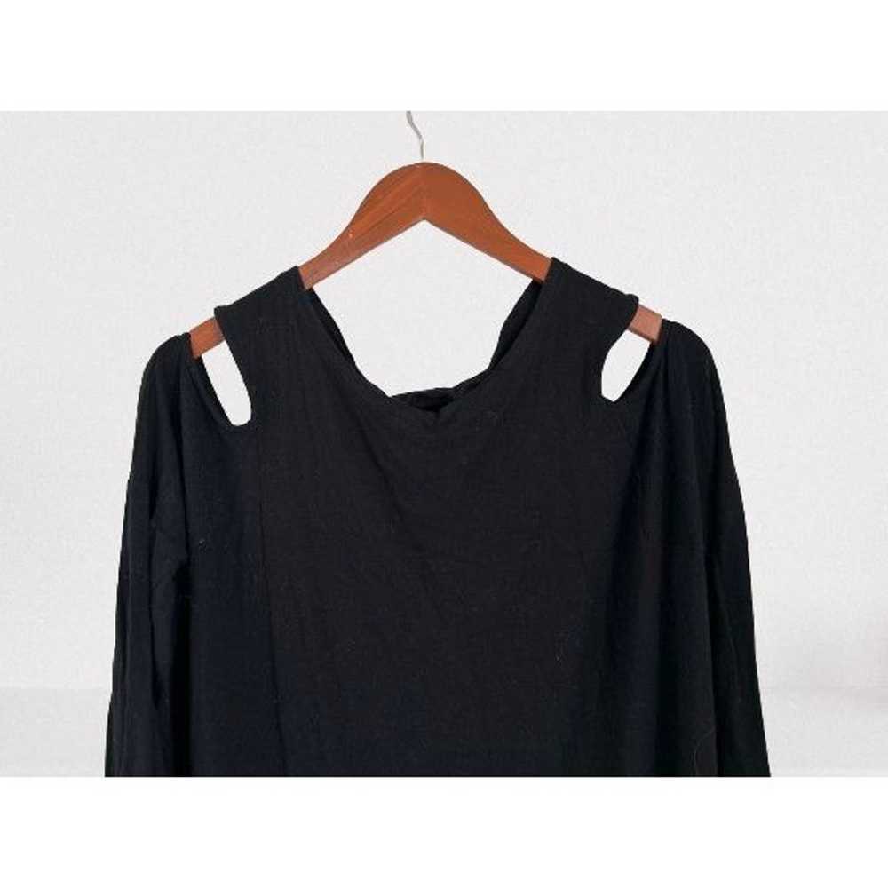 AllSaints Cold Shoulder Dress Black Long Sleeve O… - image 4