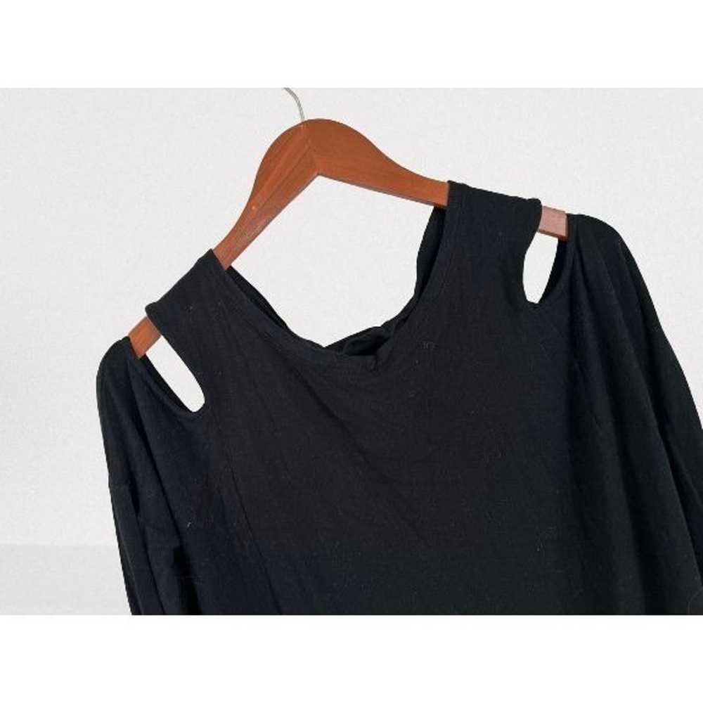 AllSaints Cold Shoulder Dress Black Long Sleeve O… - image 5