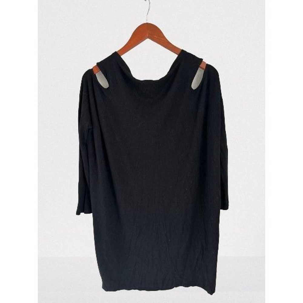 AllSaints Cold Shoulder Dress Black Long Sleeve O… - image 6