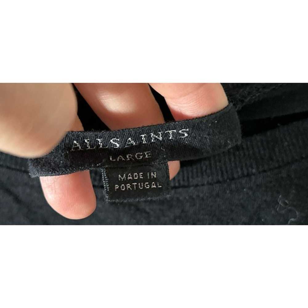 AllSaints Cold Shoulder Dress Black Long Sleeve O… - image 8