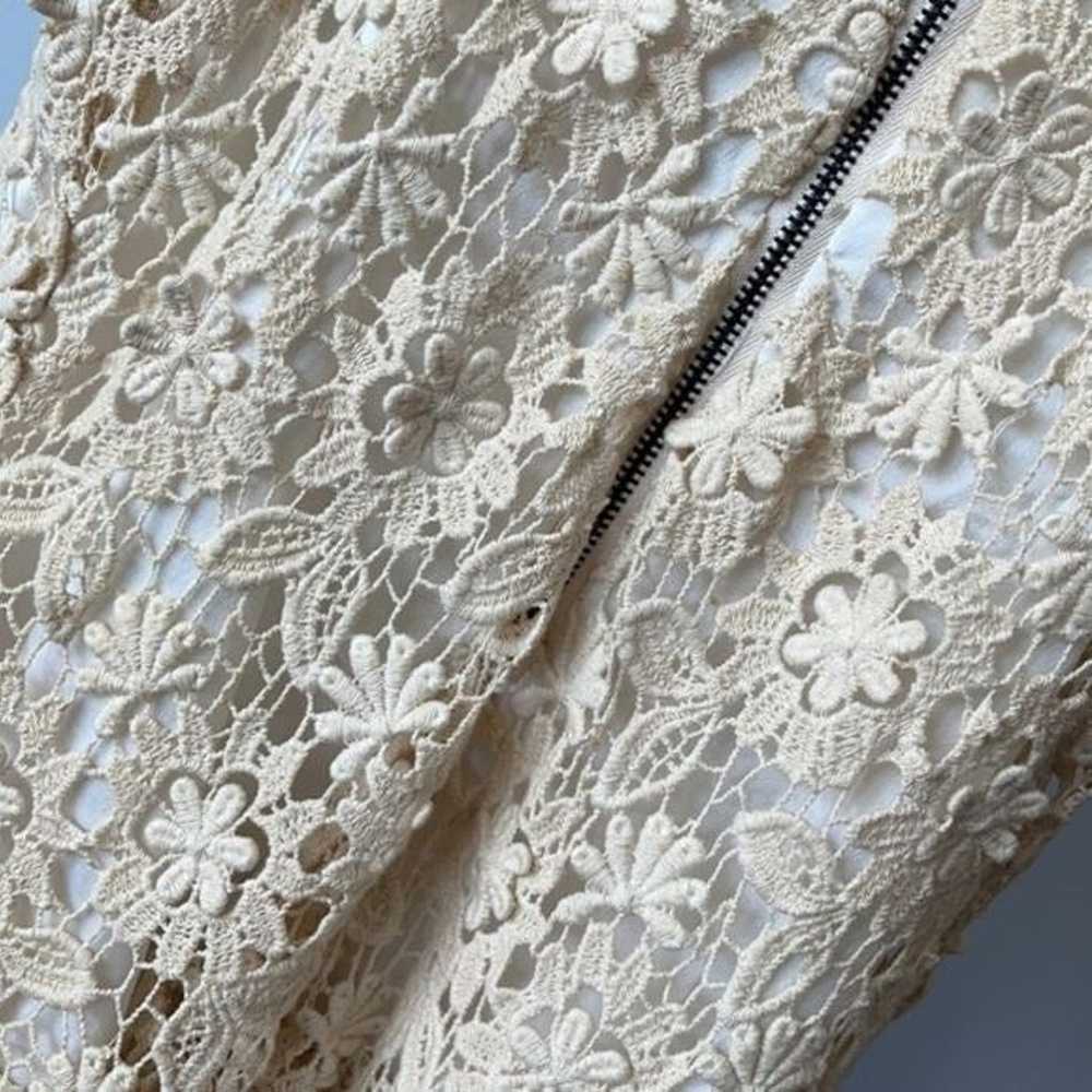Fate crocheted lace Victorian style lined mini dr… - image 2
