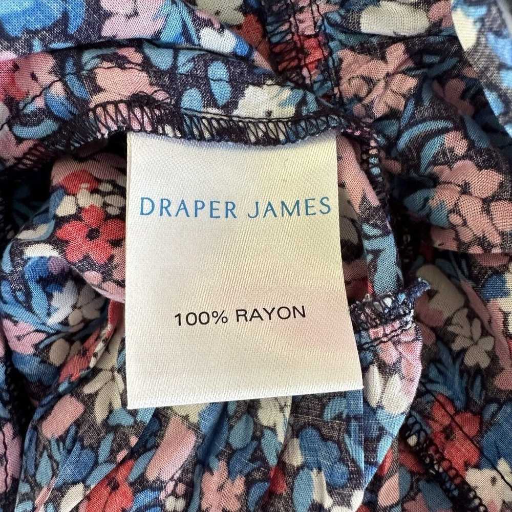 Draper James Floral Dress XL Waist Tie Knee Length - image 10