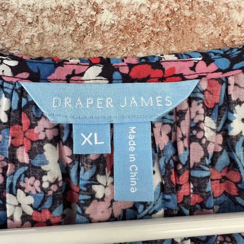 Draper James Floral Dress XL Waist Tie Knee Length - image 7