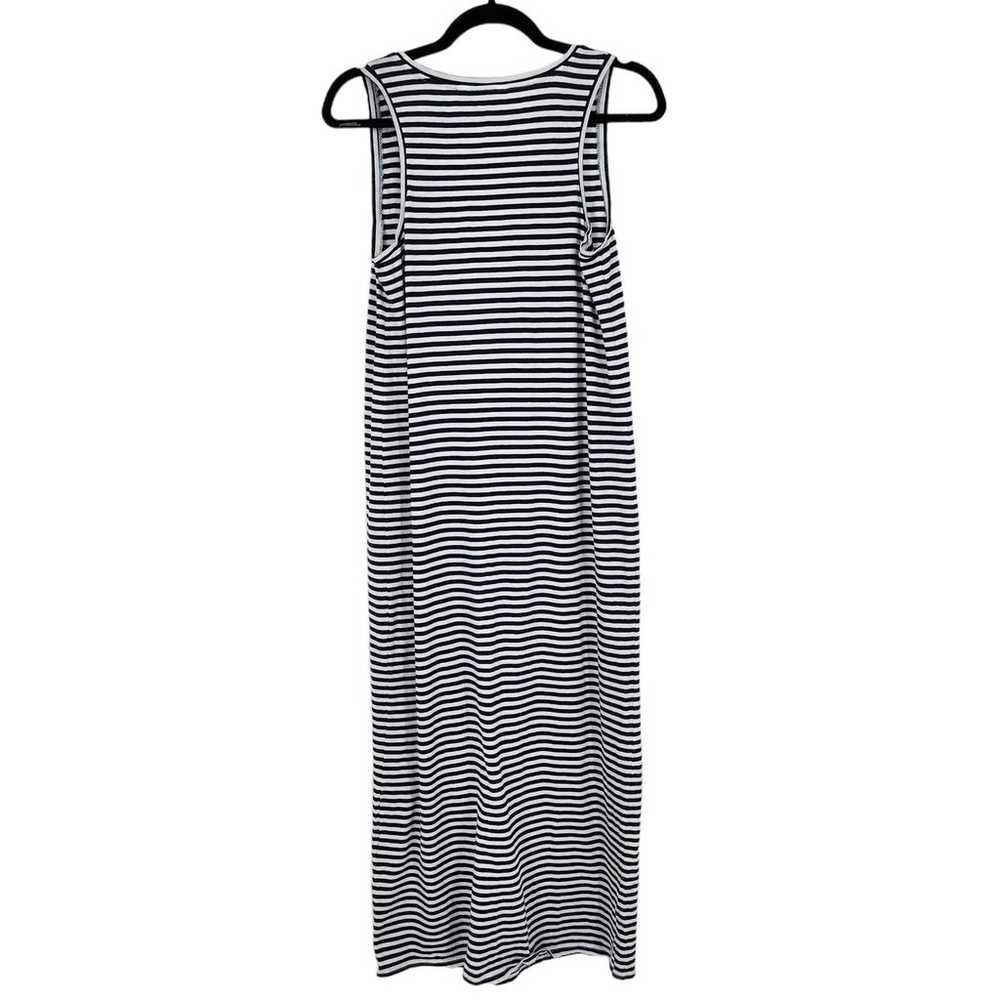 EVERLANE Black & White Striped Sleeveless Maxi Co… - image 3