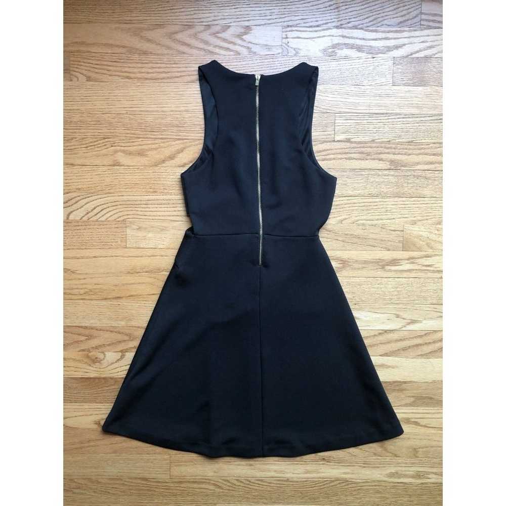 Black Mini Dress Cut Outs XS - image 5