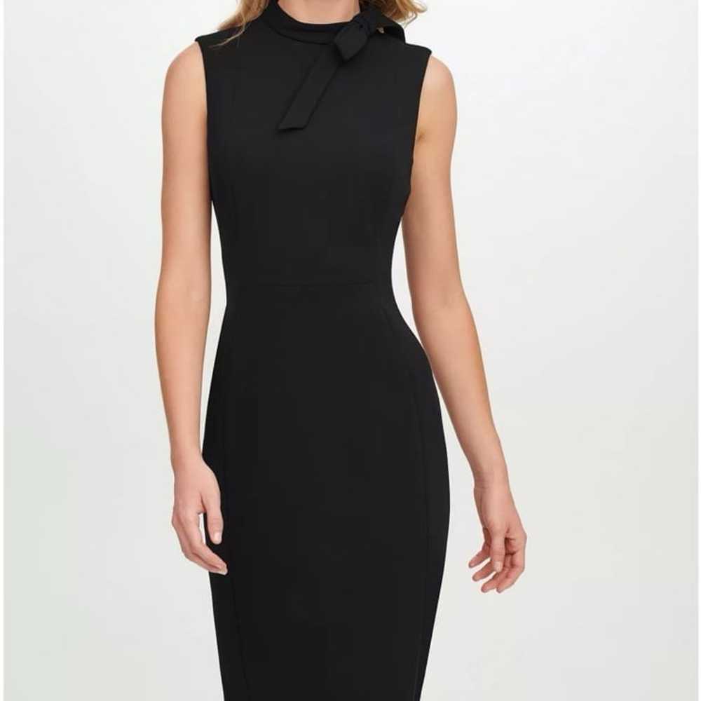 Calvin Klein Bow-Neck Sheath Dress - image 3