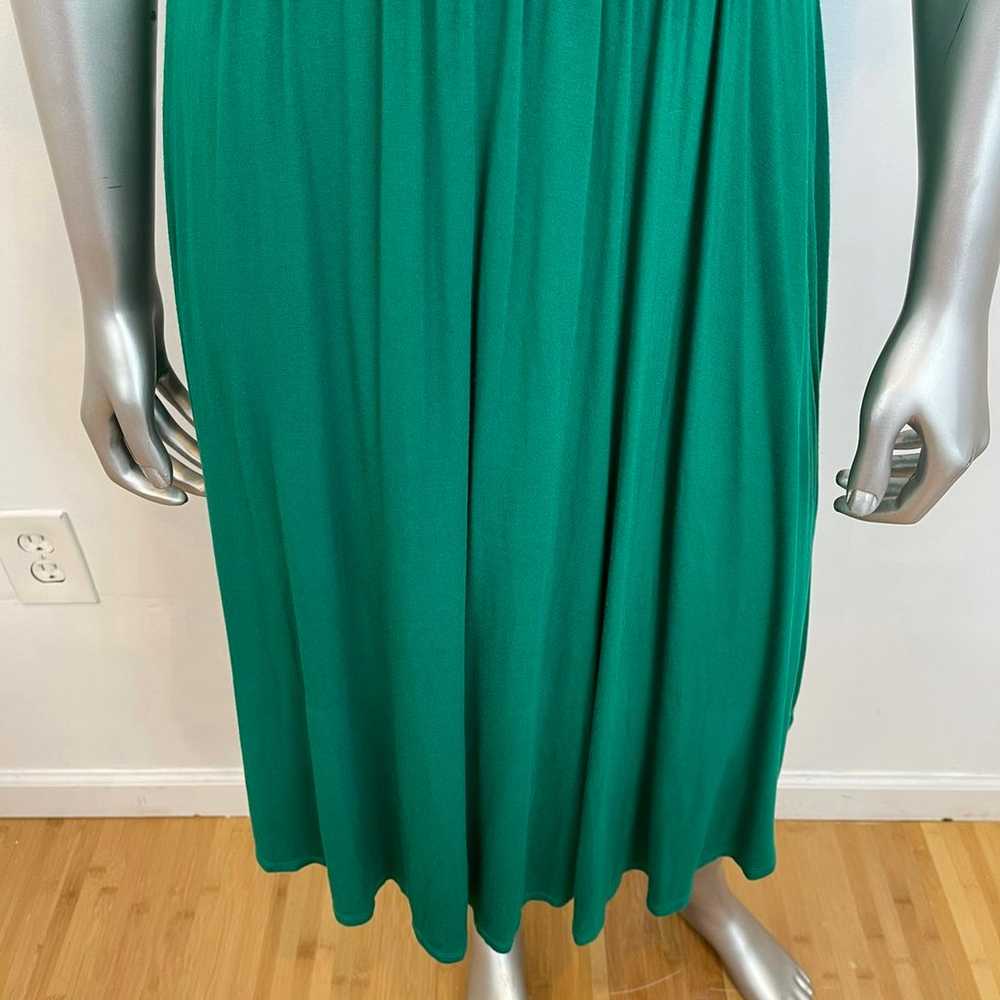 ANTHROPOLOGIE Green Short Sleeve Dress - image 3