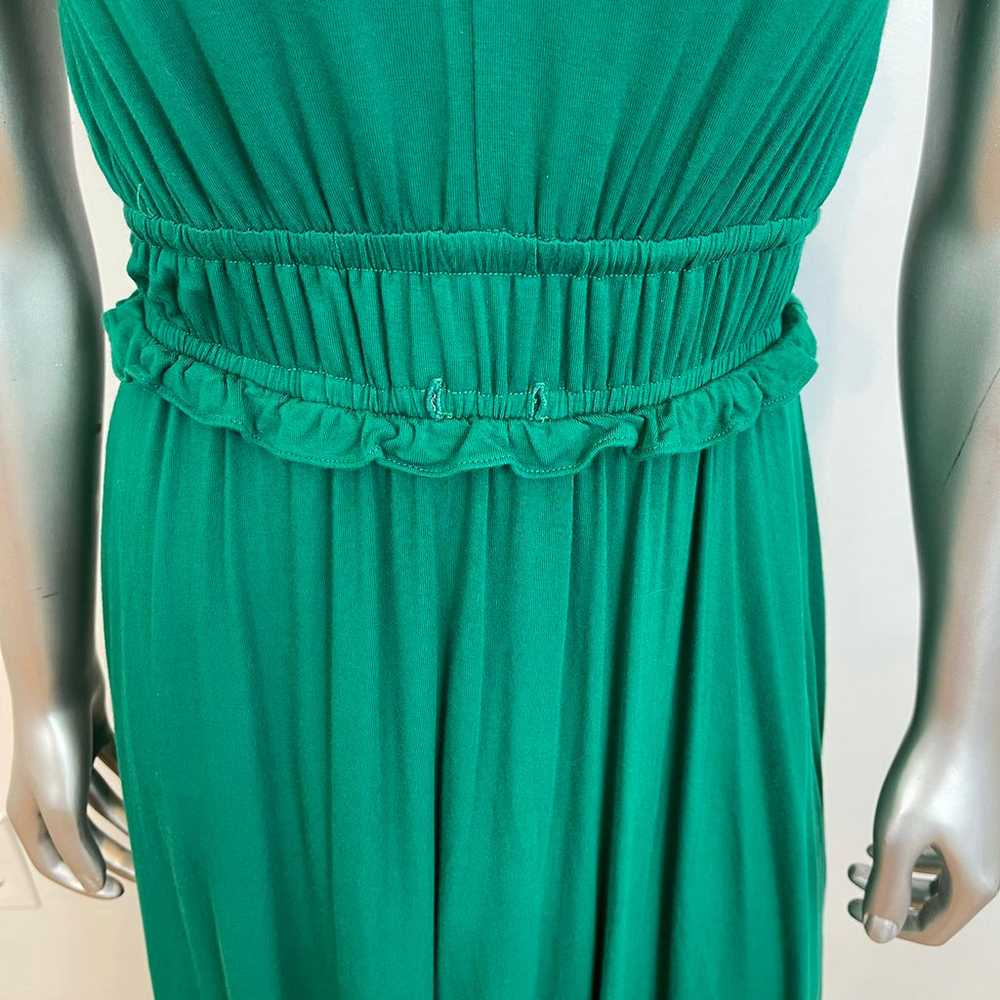 ANTHROPOLOGIE Green Short Sleeve Dress - image 4