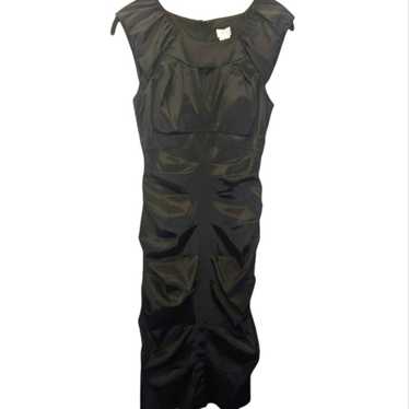 Caché Black Fitted Cocktail Dress sz 4