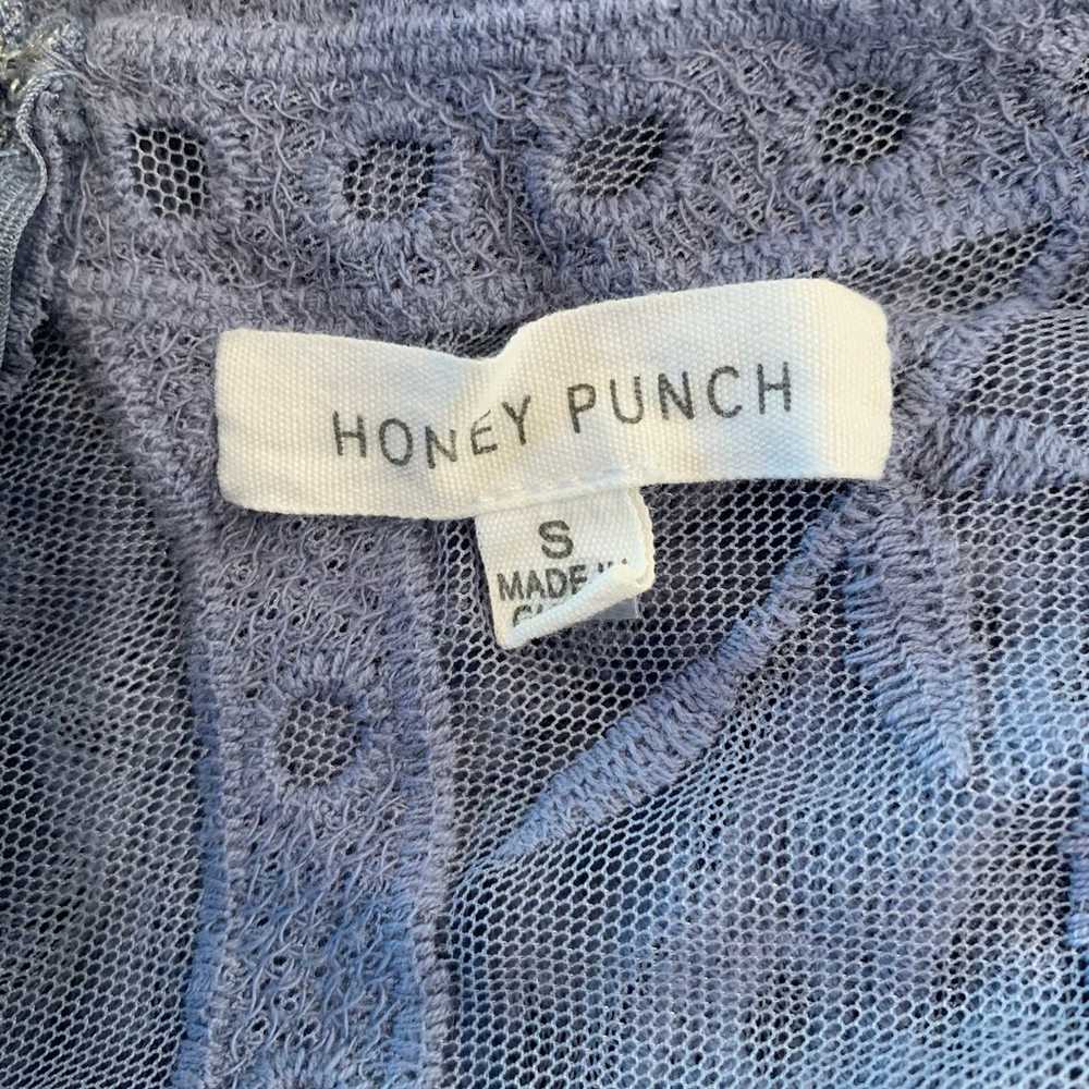 Women's Honey Punch Mila Dusty Blue Lace Maxi Rom… - image 10