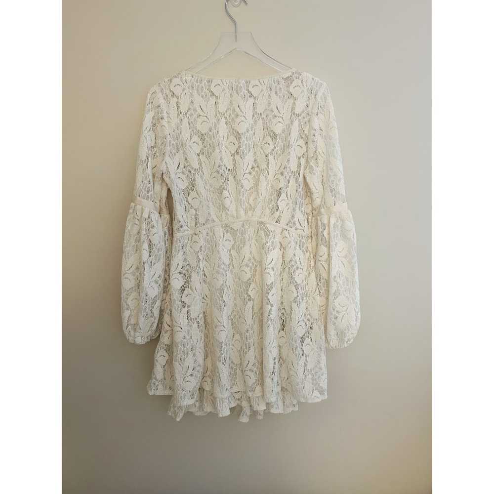 Free People Rubi Crochet Lace Mini Dress Size Med… - image 3