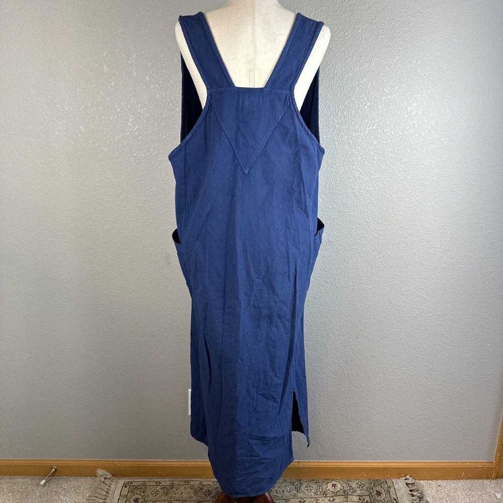 El Huarache Button Front Maxi Jumper Dress Size X… - image 6