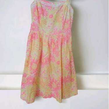 Lilly Pulitzer Yellow/Pink Sun kissed Glow Bethany