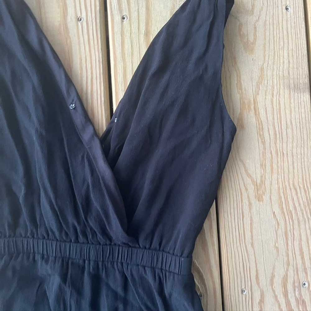 MADEWELL Black VNeck Jumpsuit Stretchy XS - image 6
