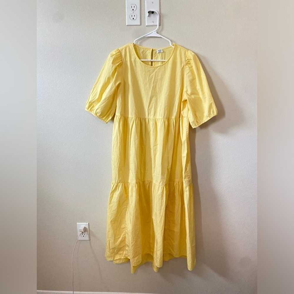 ARITZIA WILFRED || Yellow Flowy Summer Dress - image 1