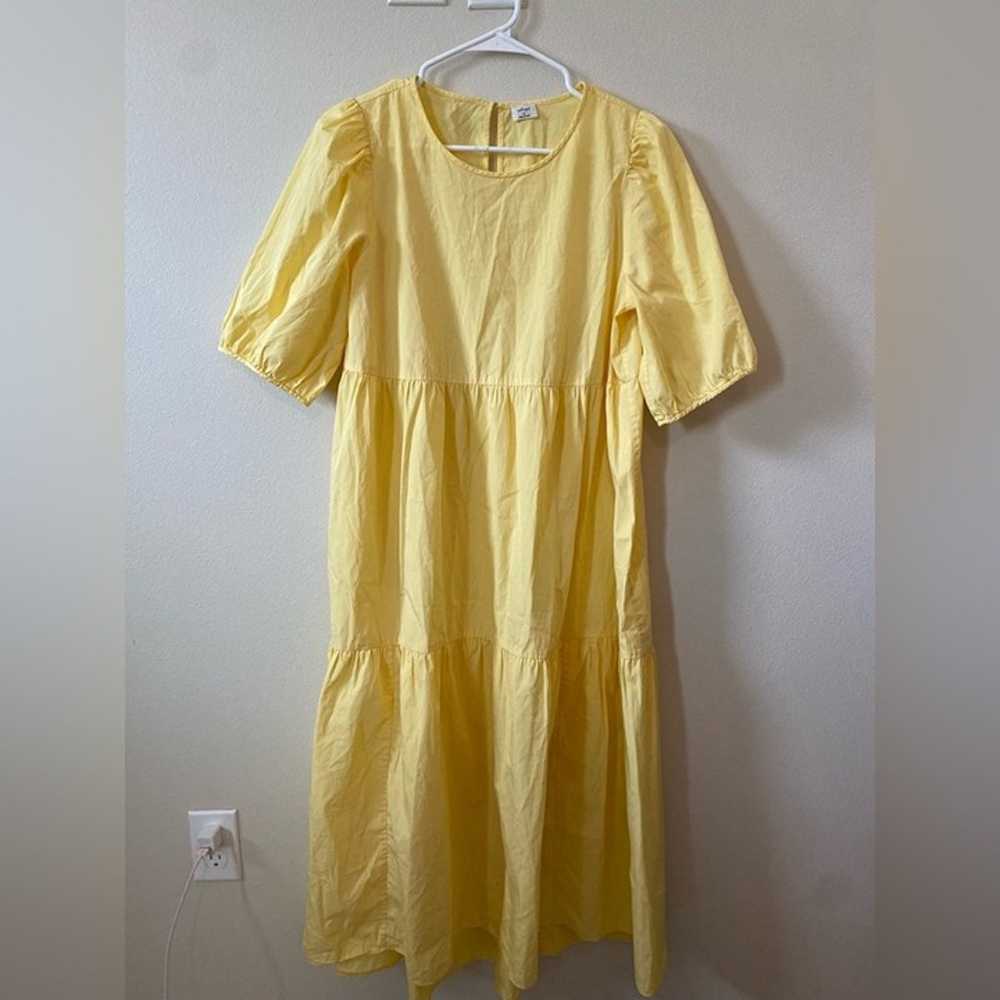 ARITZIA WILFRED || Yellow Flowy Summer Dress - image 7