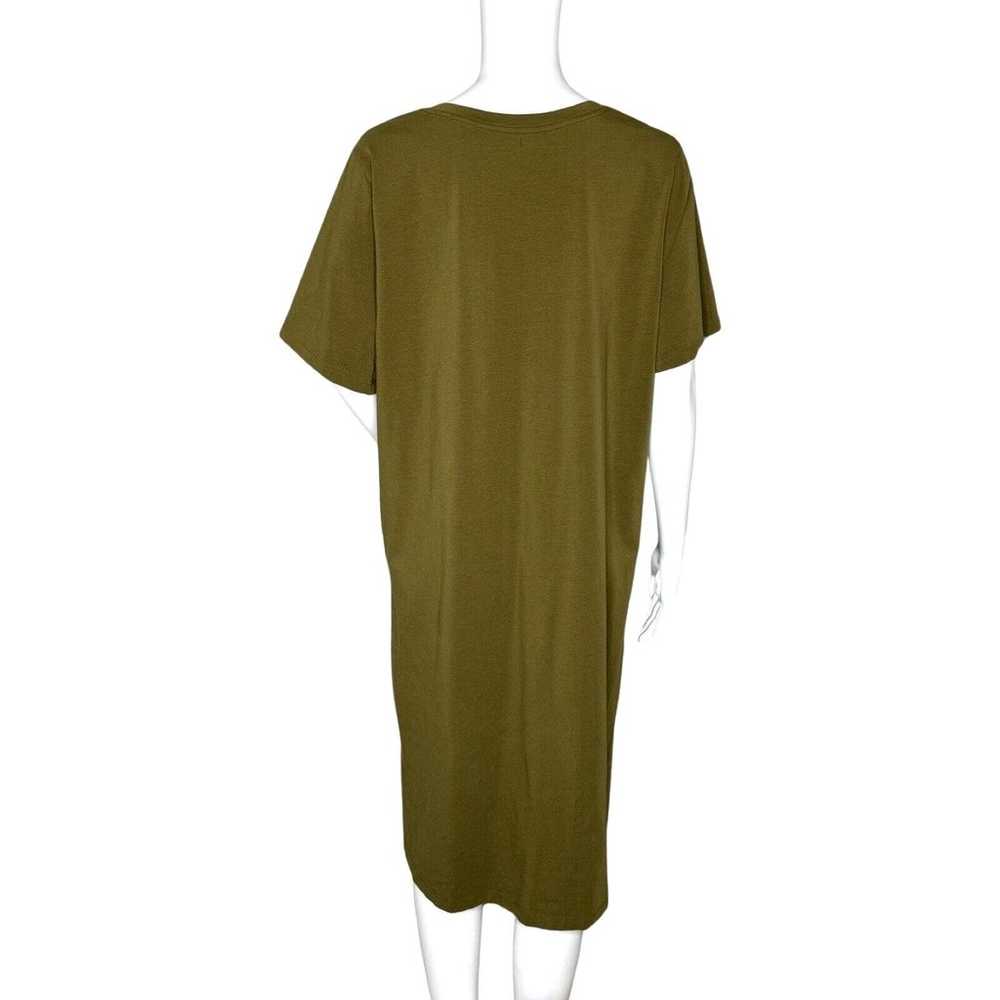 Universal Standard Dress Womens Small (14-16) Oli… - image 4