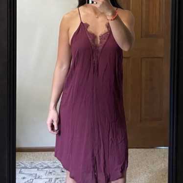 Free People Intimately red wine dress