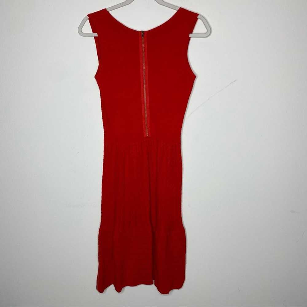 Cotton by Autumn Cashmere Red Sleeveless Knit Dre… - image 3