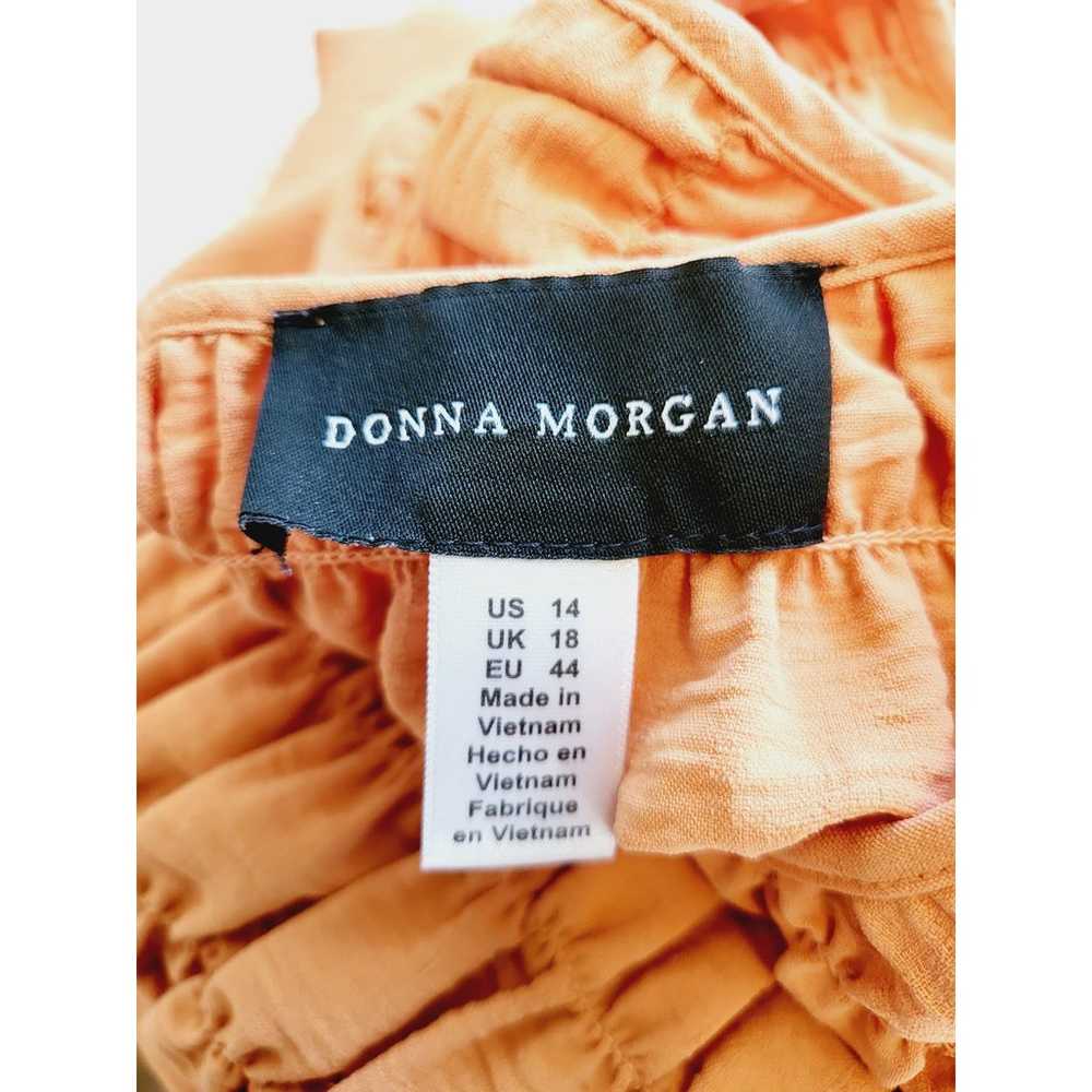 Donna Morgan Gemma Maxi Dress Orange Size 14 - image 7