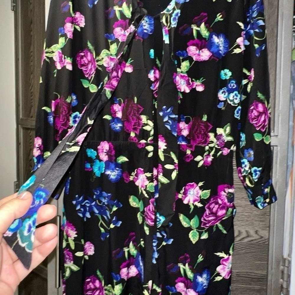 Juicy Couture Silk Floral Pants Jumpsuit Romper w… - image 4