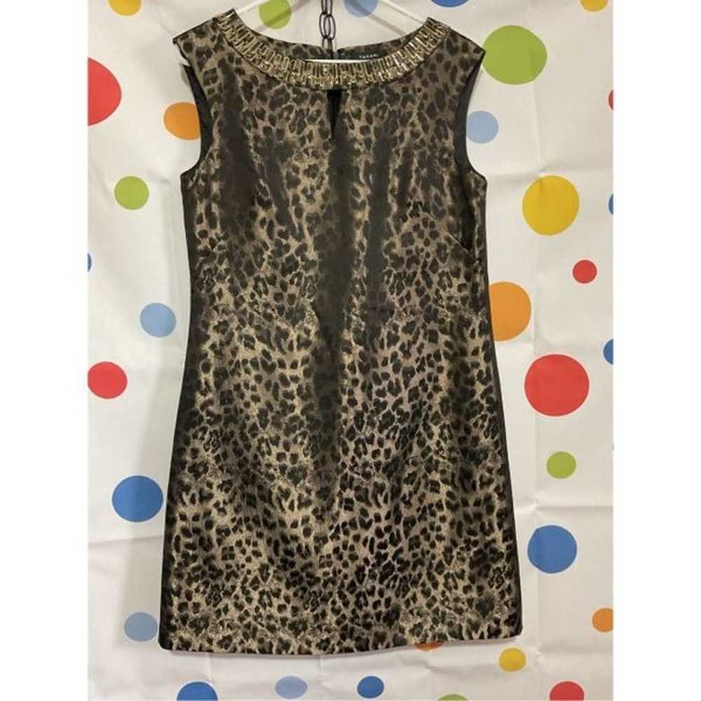 Tahari Arthur S. Levine Dress Size 6 Leopard Acce… - image 11