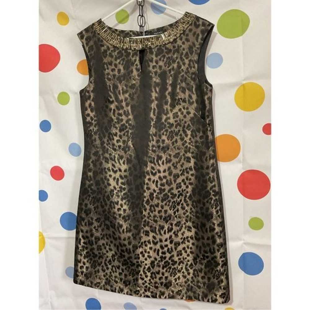 Tahari Arthur S. Levine Dress Size 6 Leopard Acce… - image 12