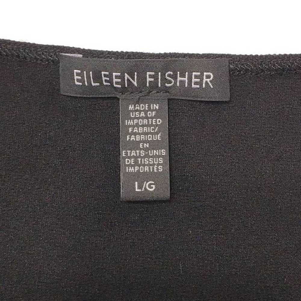Eileen Fisher L Womens Black Sleeveless Stretch D… - image 3