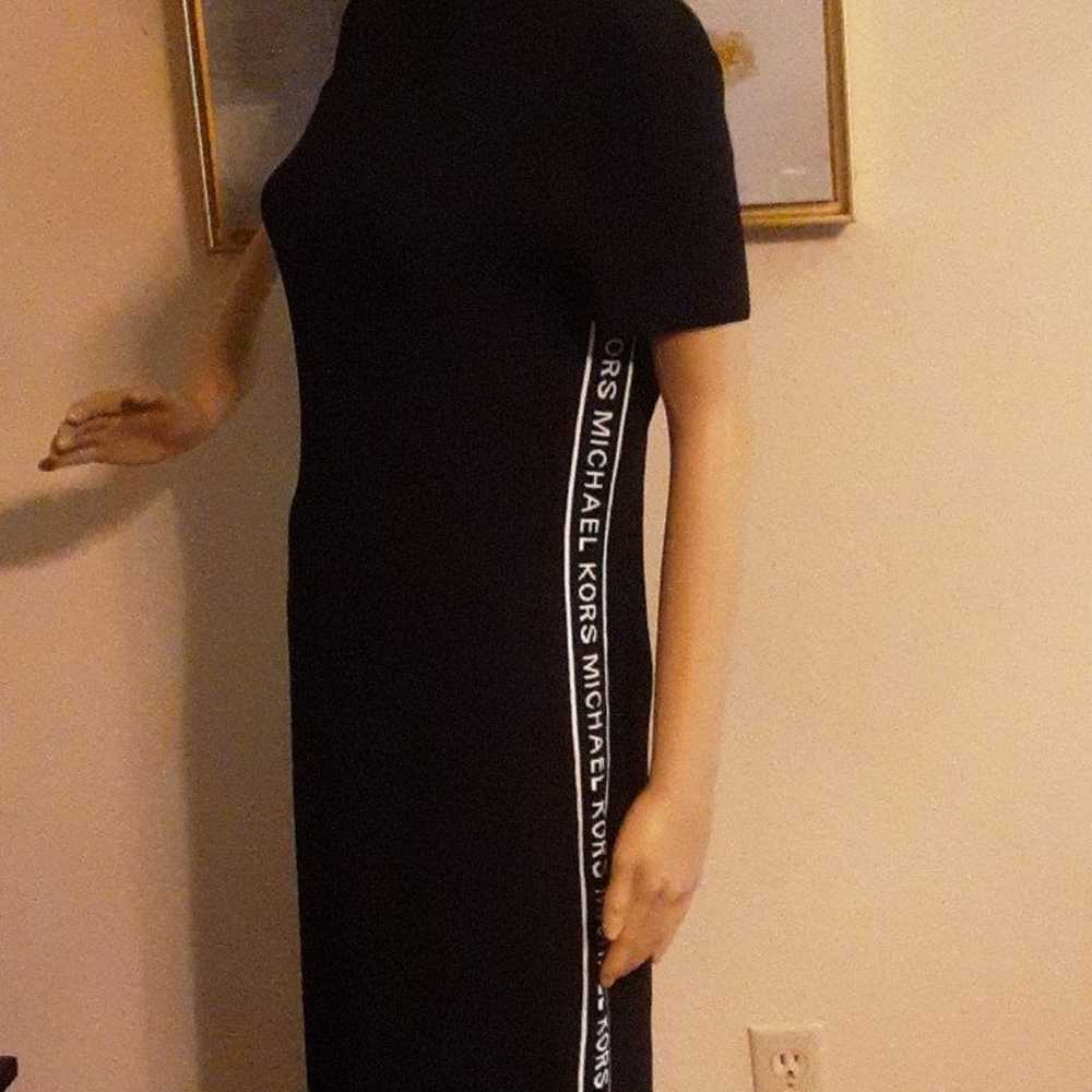 Michael Kors Ribbed Logo Dress Size XLarge - image 3