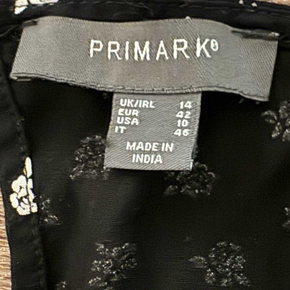 Primark Black And White Jumpsuit - Flowers - Size… - image 5