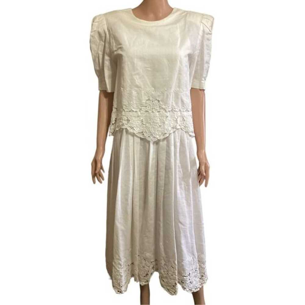 Women’s Vintage Plaza South Tea Length Dress 12 - image 1