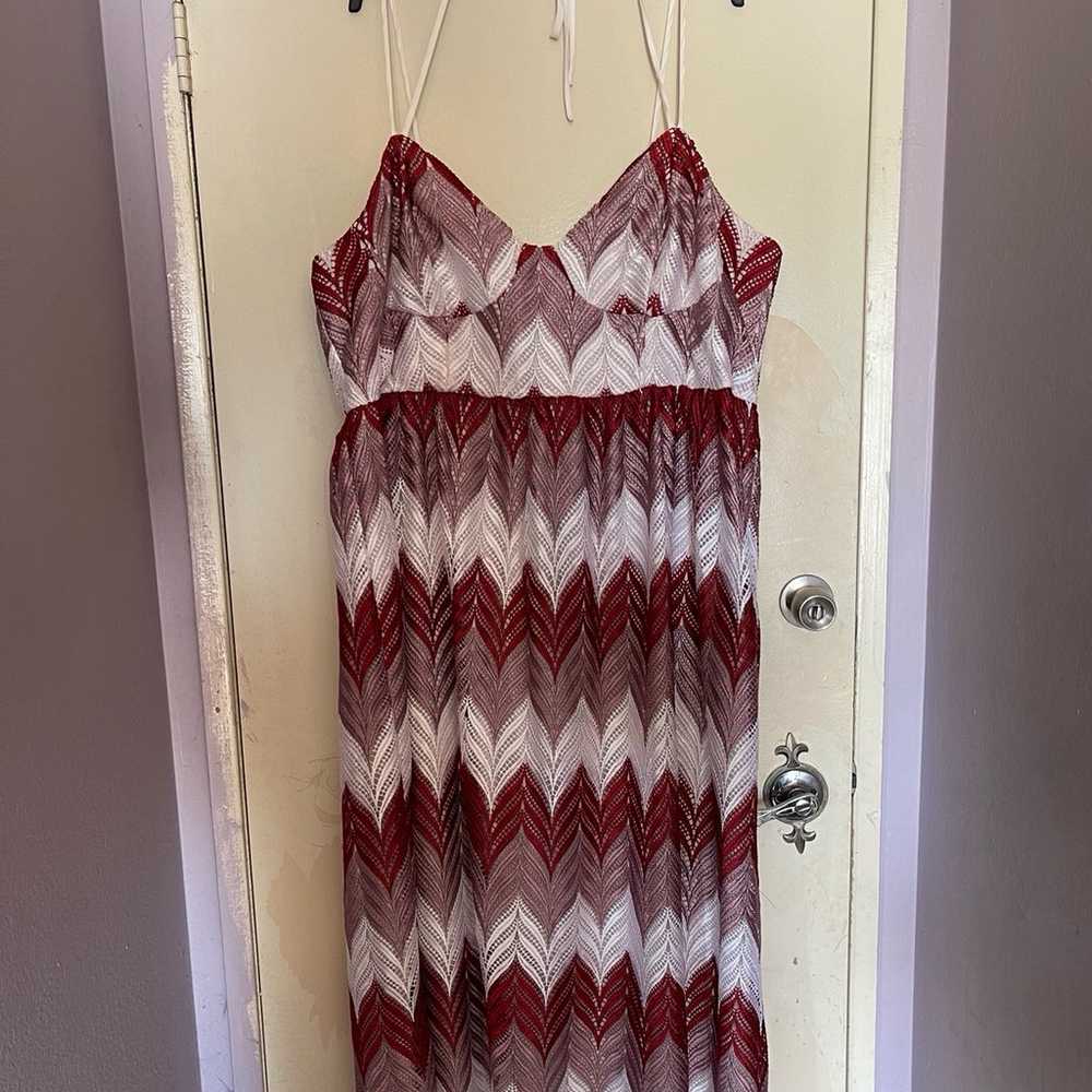 Eloquii Chevron Lace Dress Size 22 - image 3