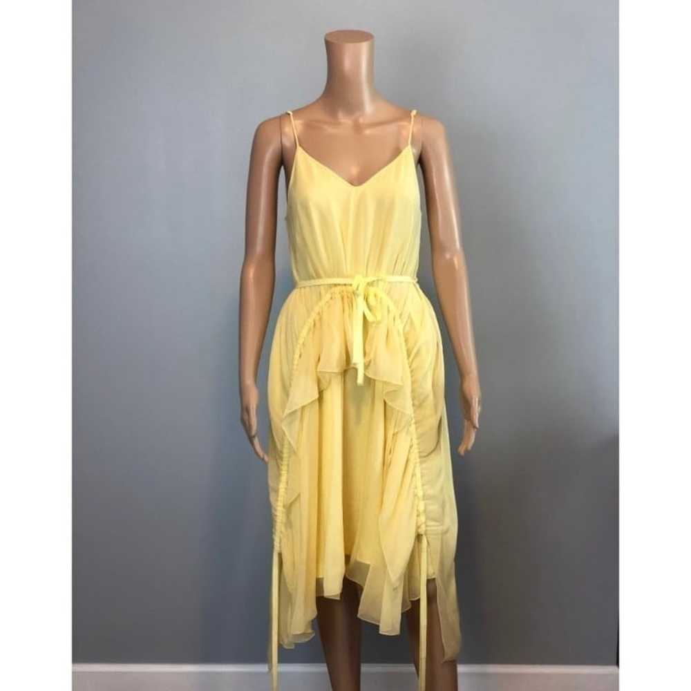 Elizabeth and James Cynthia Yellow Silk Dress - image 4