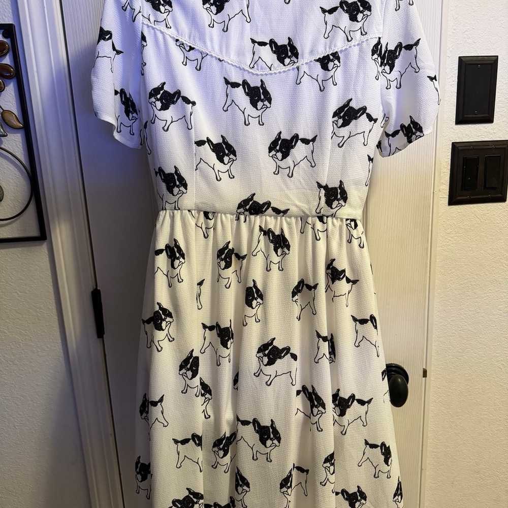 Boutique L Women’s French Bulldog Dress New Bosto… - image 3
