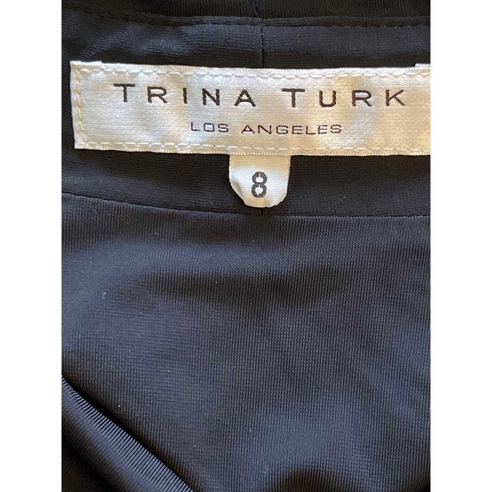 Trina Turk Sleeveless Lined Ruched Jersey V-Neck … - image 6