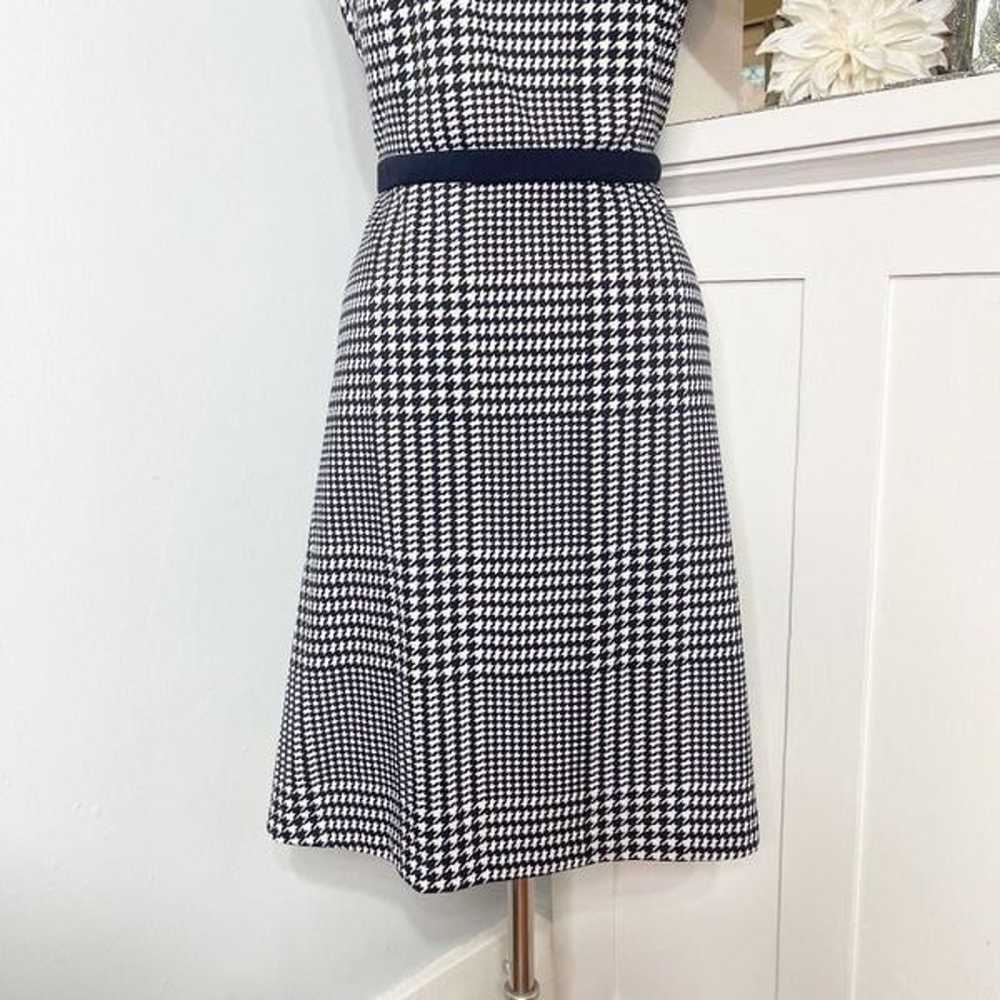 Calvin Klein Houndstooth Fit & Flare Cap Sleeve D… - image 4