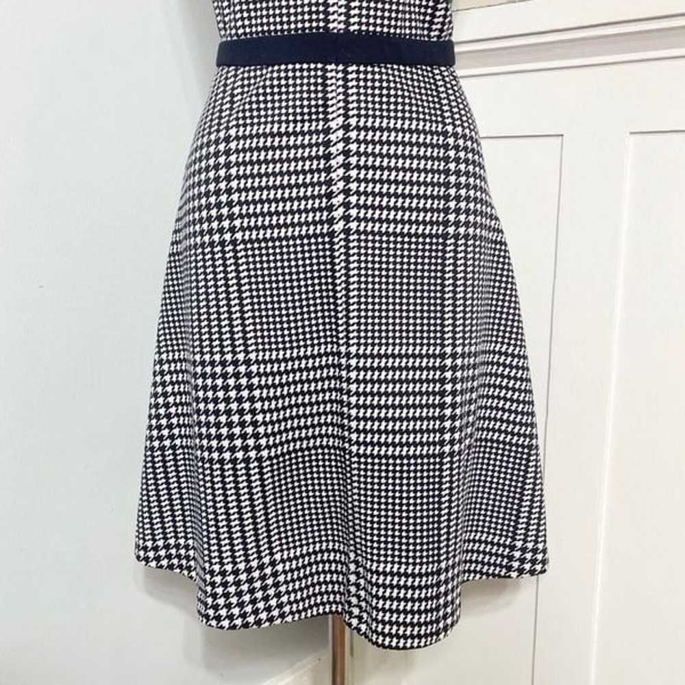 Calvin Klein Houndstooth Fit & Flare Cap Sleeve D… - image 7