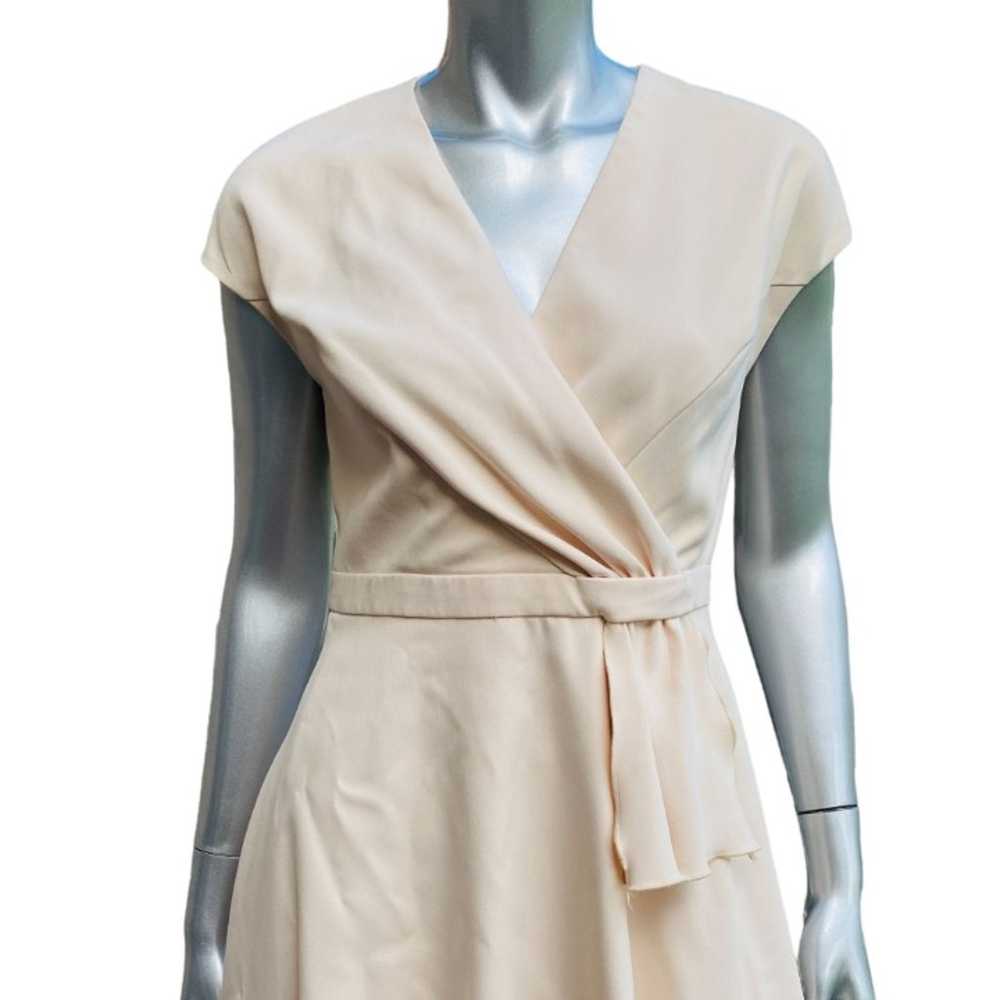 Gal Meets Glam Cream Fit & Flare Dress 8 - image 4