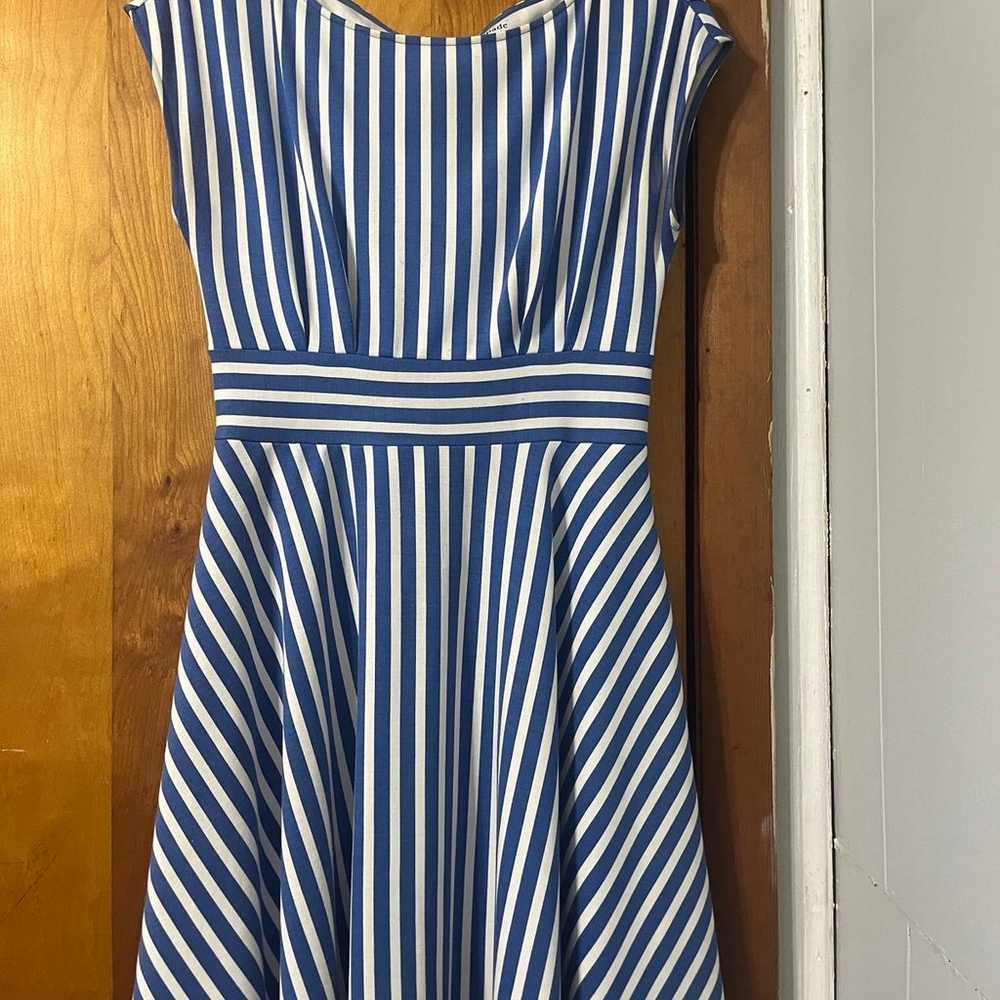 Kate spade blue stripe dress - image 1