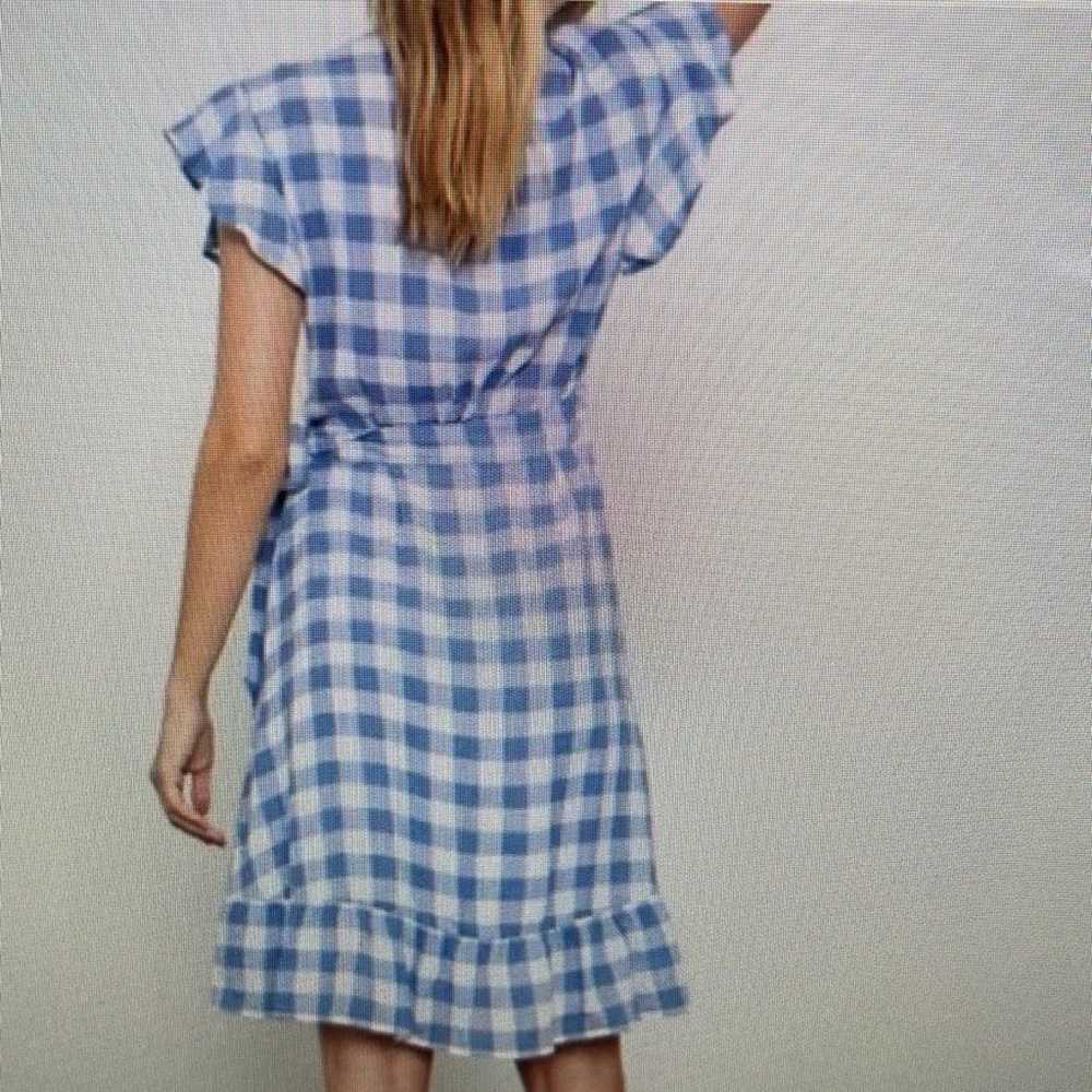 NWOT RAILS BRIGITTE PERIWINKLE PLAID WRAP DRESS. … - image 9