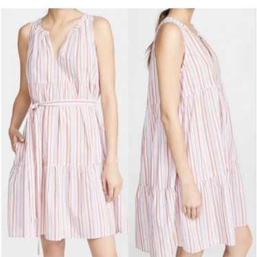 Xirena Eloise Striped Mini Dress Pink Women's
